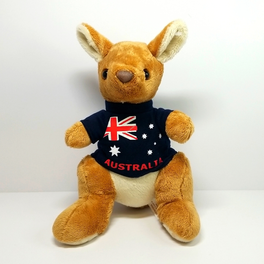 Australia Kangaroo Stuffed Toy Used Like New